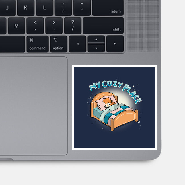 My Cozy Place-None-Glossy-Sticker-Freecheese