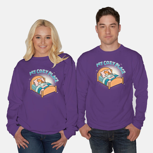 My Cozy Place-Unisex-Crew Neck-Sweatshirt-Freecheese