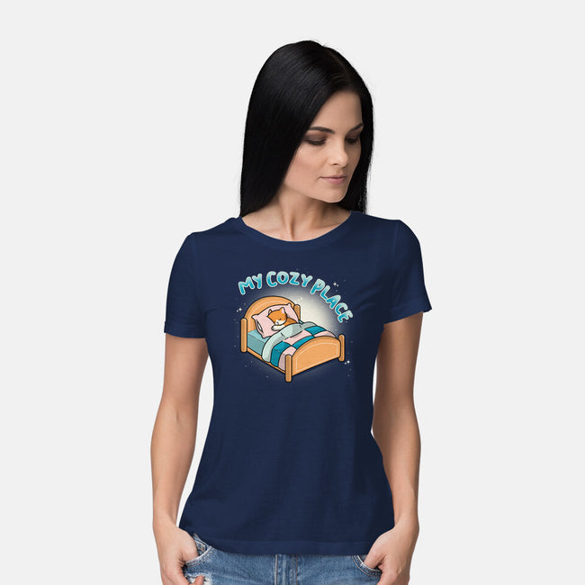 My Cozy Place-Womens-Basic-Tee-Freecheese