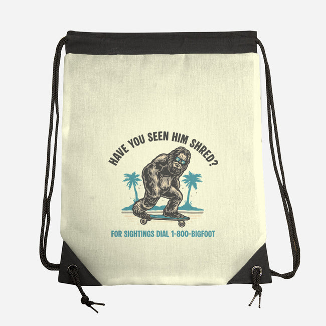 Have You Seen Him Shred-None-Drawstring-Bag-glitchygorilla