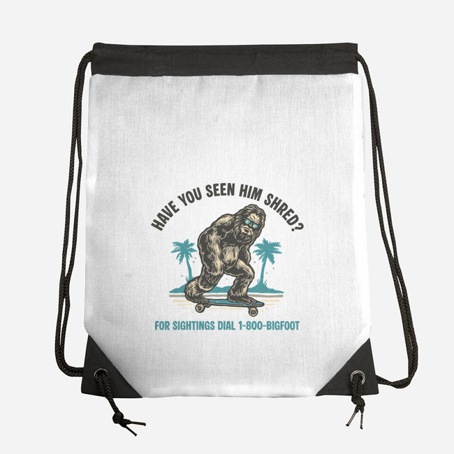 Have You Seen Him Shred-None-Drawstring-Bag-glitchygorilla