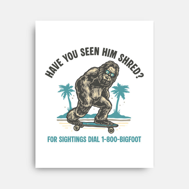 Have You Seen Him Shred-None-Stretched-Canvas-glitchygorilla