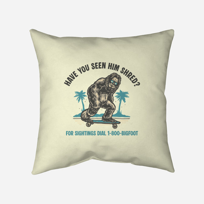 Have You Seen Him Shred-None-Removable Cover w Insert-Throw Pillow-glitchygorilla