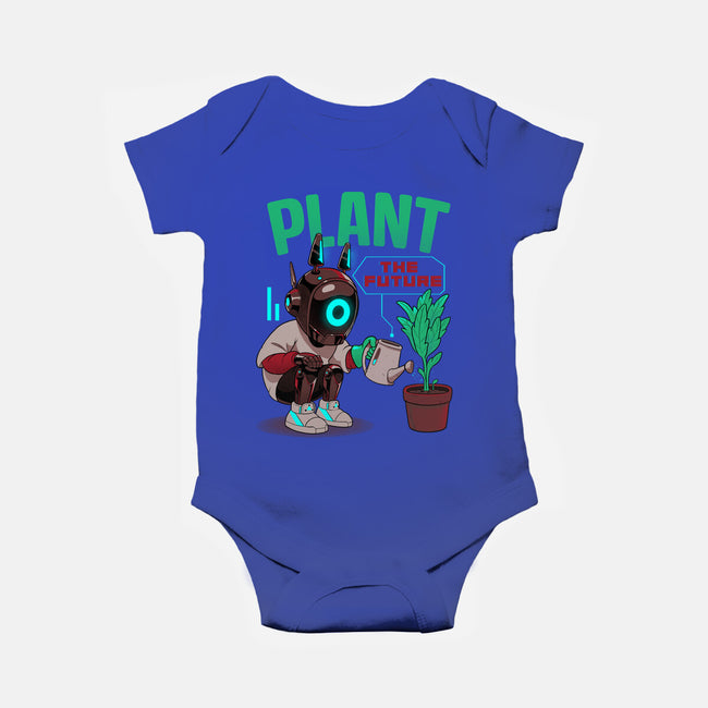 Plant The Future-Baby-Basic-Onesie-Bruno Mota