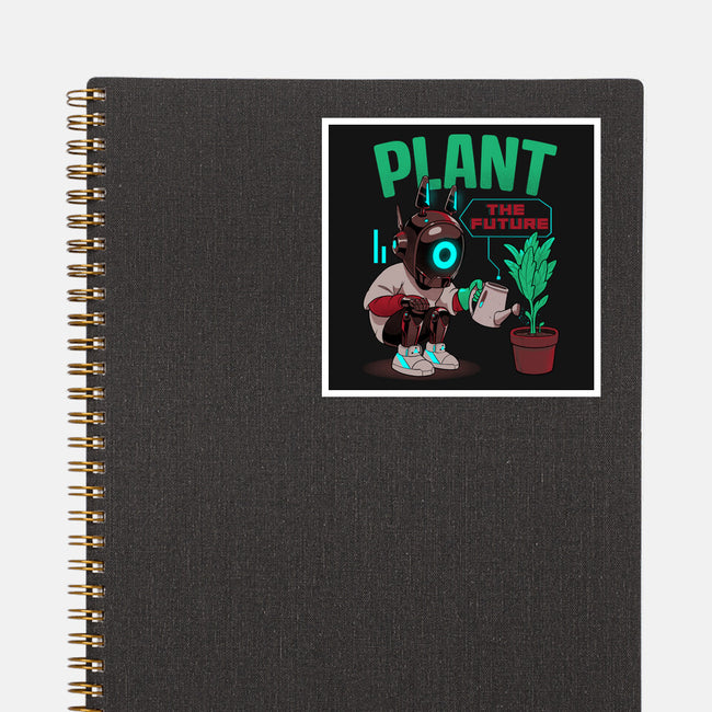 Plant The Future-None-Glossy-Sticker-Bruno Mota