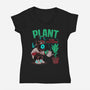 Plant The Future-Womens-V-Neck-Tee-Bruno Mota