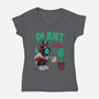 Plant The Future-Womens-V-Neck-Tee-Bruno Mota