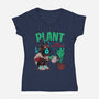 Plant The Future-Womens-V-Neck-Tee-Bruno Mota
