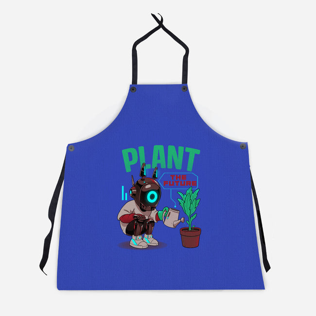Plant The Future-Unisex-Kitchen-Apron-Bruno Mota