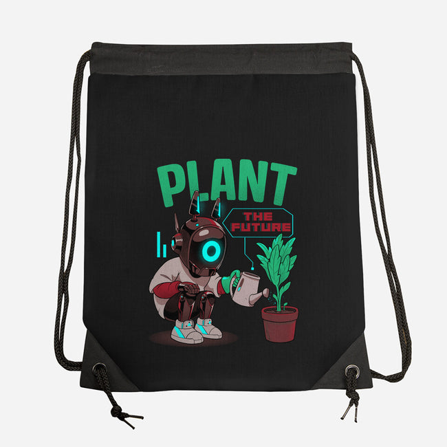Plant The Future-None-Drawstring-Bag-Bruno Mota