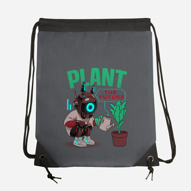 Plant The Future-None-Drawstring-Bag-Bruno Mota