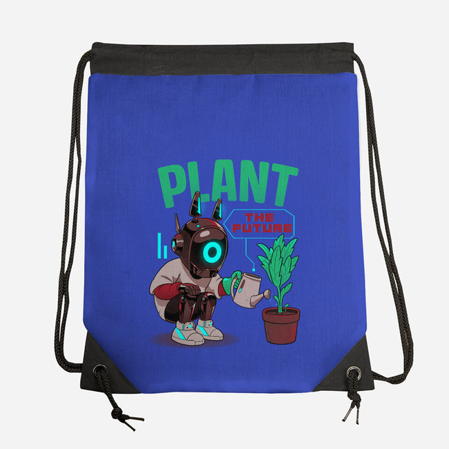 Plant The Future-None-Drawstring-Bag-Bruno Mota