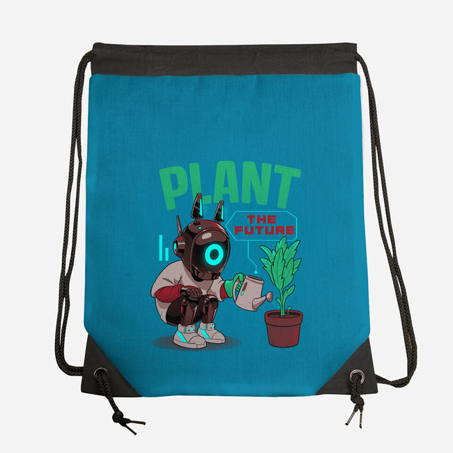 Plant The Future-None-Drawstring-Bag-Bruno Mota