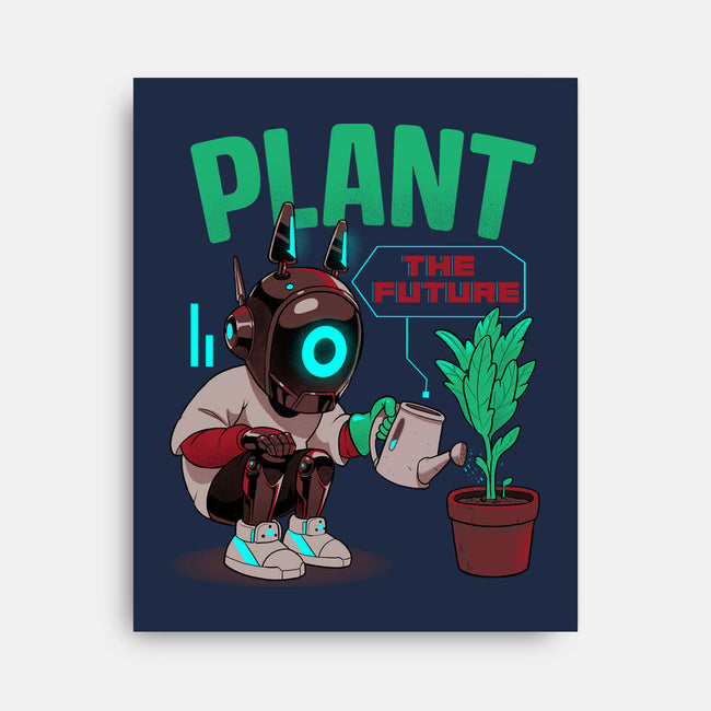 Plant The Future-None-Stretched-Canvas-Bruno Mota