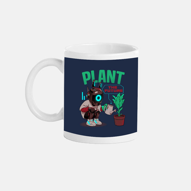 Plant The Future-None-Mug-Drinkware-Bruno Mota