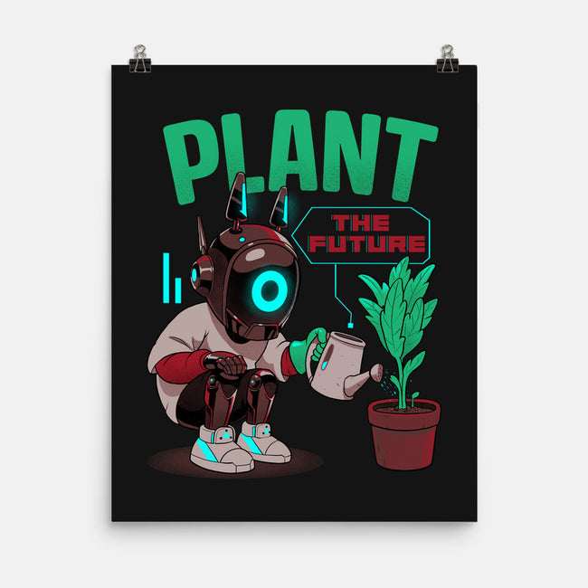 Plant The Future-None-Matte-Poster-Bruno Mota