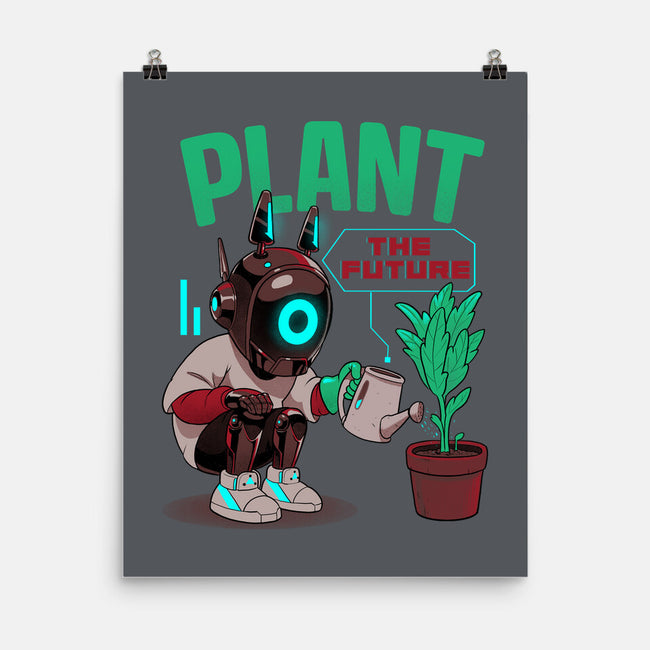 Plant The Future-None-Matte-Poster-Bruno Mota