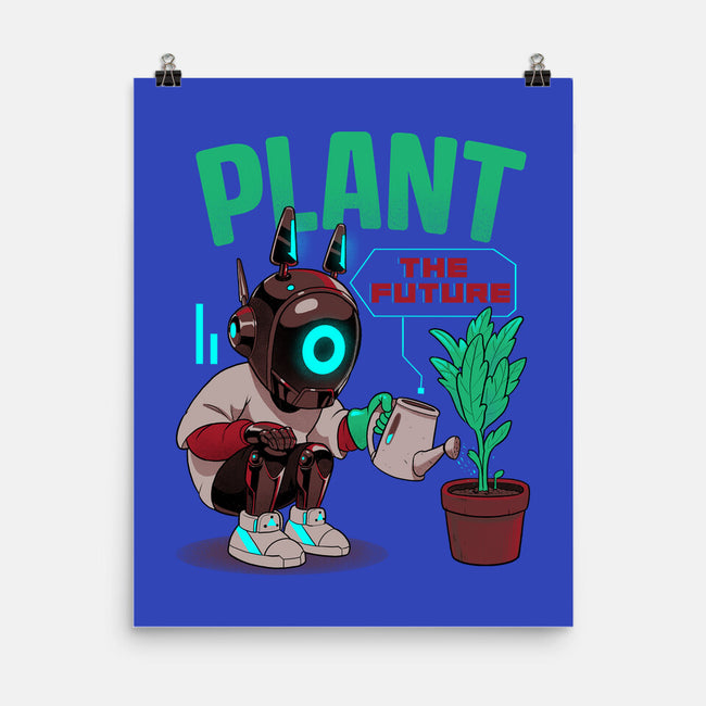 Plant The Future-None-Matte-Poster-Bruno Mota
