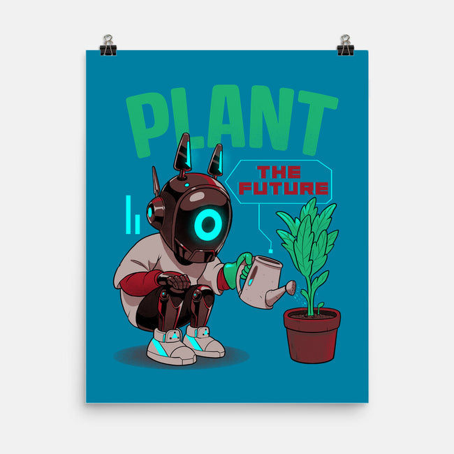 Plant The Future-None-Matte-Poster-Bruno Mota