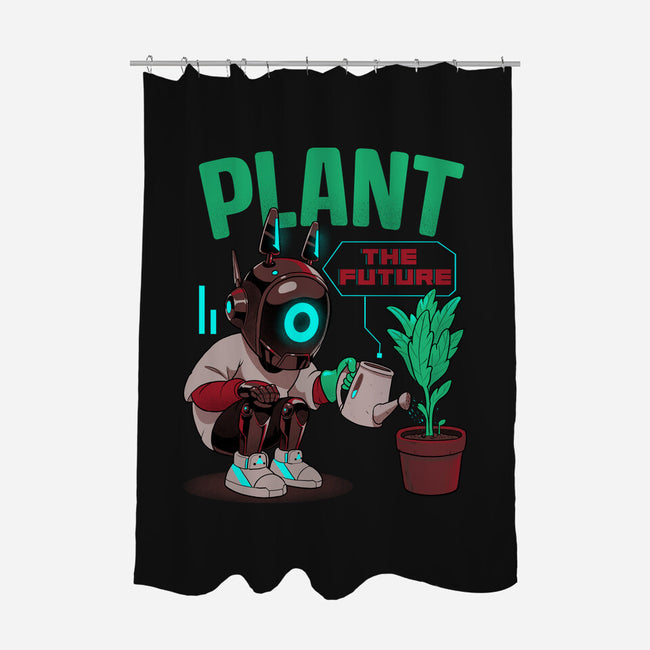 Plant The Future-None-Polyester-Shower Curtain-Bruno Mota