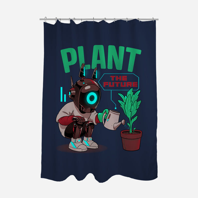Plant The Future-None-Polyester-Shower Curtain-Bruno Mota