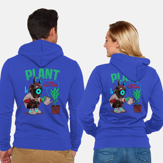 Plant The Future-Unisex-Zip-Up-Sweatshirt-Bruno Mota
