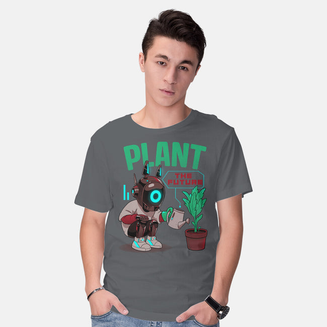 Plant The Future-Mens-Basic-Tee-Bruno Mota