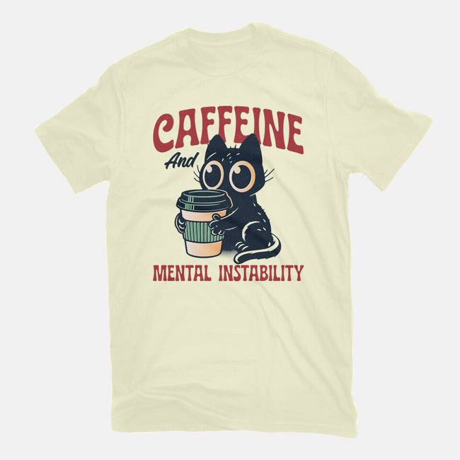 Caffeine And Mental Instability-Mens-Premium-Tee-Popnotic