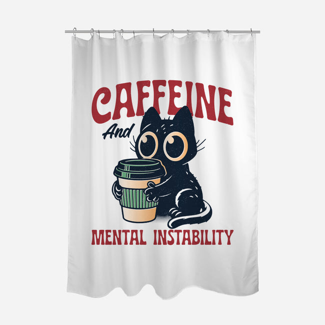 Caffeine And Mental Instability-None-Polyester-Shower Curtain-Popnotic