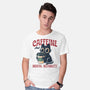 Caffeine And Mental Instability-Mens-Basic-Tee-Popnotic