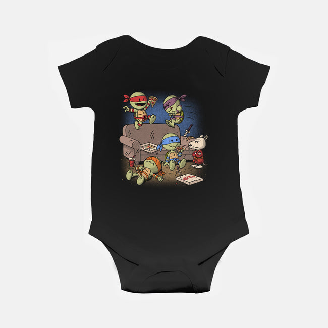 Cowabunga Couch Party-Baby-Basic-Onesie-Popnotic