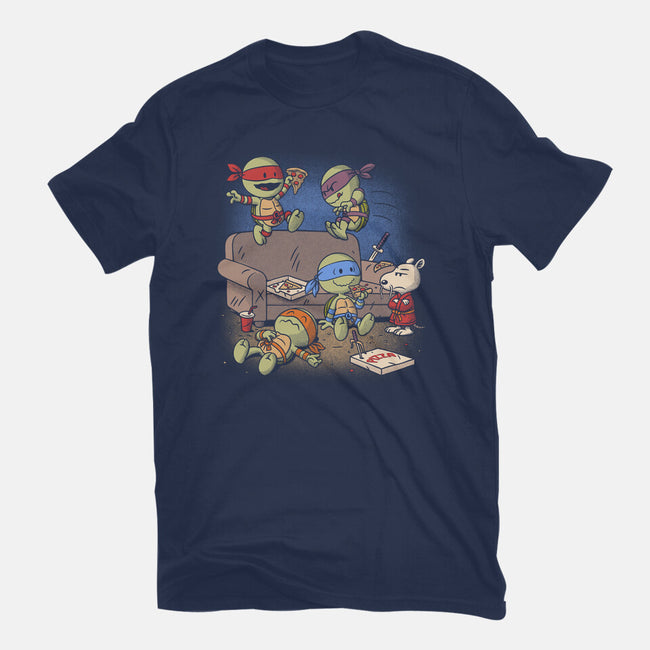 Cowabunga Couch Party-Mens-Premium-Tee-Popnotic