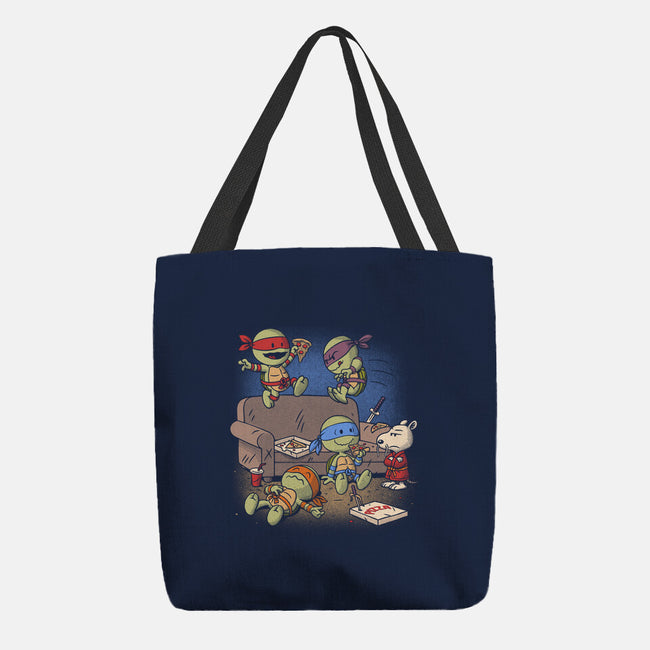 Cowabunga Couch Party-None-Basic Tote-Bag-Popnotic