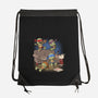 Cowabunga Couch Party-None-Drawstring-Bag-Popnotic