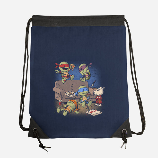 Cowabunga Couch Party-None-Drawstring-Bag-Popnotic