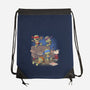 Cowabunga Couch Party-None-Drawstring-Bag-Popnotic