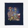 Cowabunga Couch Party-None-Fleece-Blanket-Popnotic