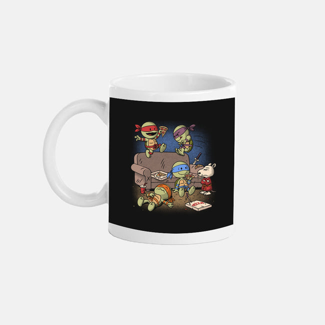 Cowabunga Couch Party-None-Mug-Drinkware-Popnotic