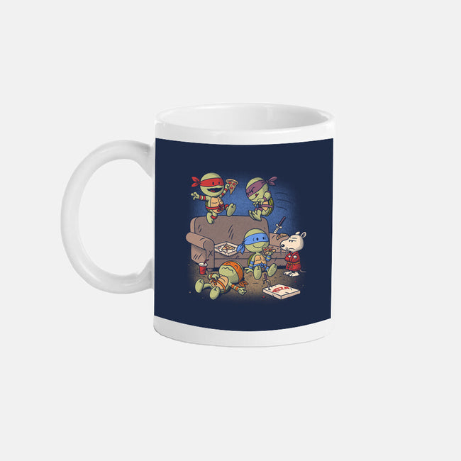 Cowabunga Couch Party-None-Mug-Drinkware-Popnotic