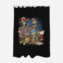 Cowabunga Couch Party-None-Polyester-Shower Curtain-Popnotic