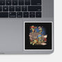 Cowabunga Couch Party-None-Glossy-Sticker-Popnotic