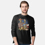 Cowabunga Couch Party-Mens-Long Sleeved-Tee-Popnotic