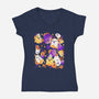 Ghost Autumn-Womens-V-Neck-Tee-Vallina84