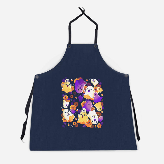 Ghost Autumn-Unisex-Kitchen-Apron-Vallina84