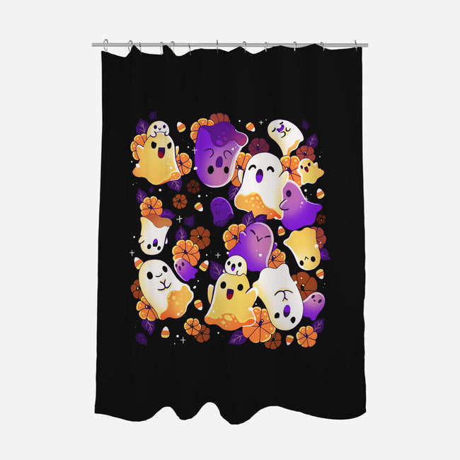Ghost Autumn-None-Polyester-Shower Curtain-Vallina84