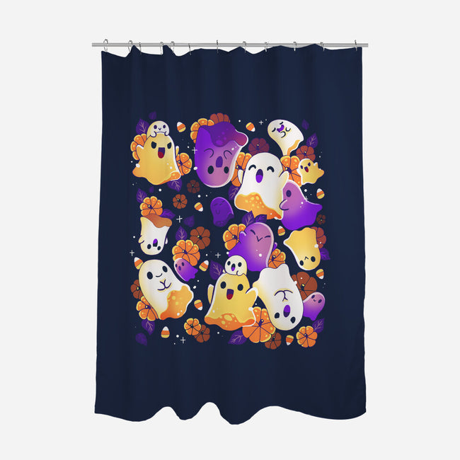 Ghost Autumn-None-Polyester-Shower Curtain-Vallina84