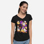 Ghost Autumn-Womens-V-Neck-Tee-Vallina84