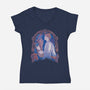 Orpheus Song-Womens-V-Neck-Tee-Ionfox