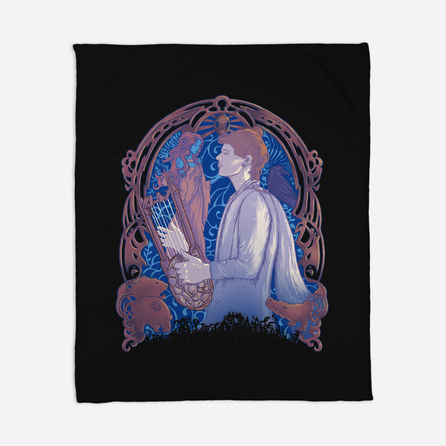 Orpheus Song-None-Fleece-Blanket-Ionfox