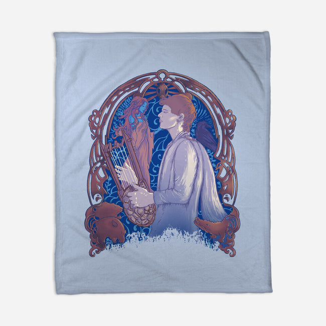 Orpheus Song-None-Fleece-Blanket-Ionfox